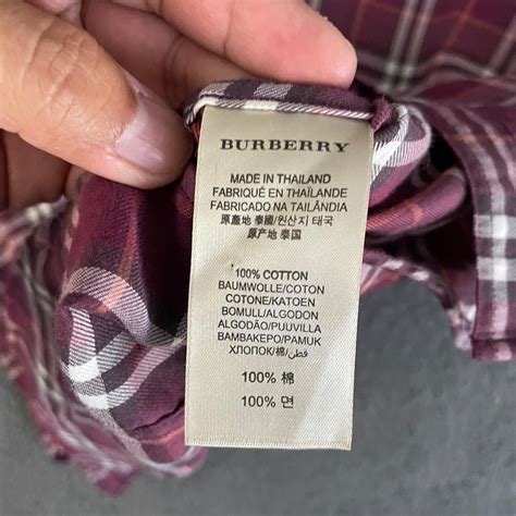 is burberry made in thailand|where is burberry from.